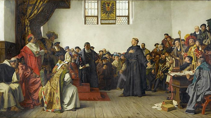 Martin Luther: der Ketzer? Der Papst: der Antichrist?