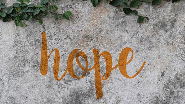 Warum wir das Wort »Hoffnung« an die Mauern unserer Zeit sprühen sollten