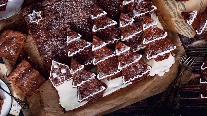 Rezept für Lebkuchen-Brownies