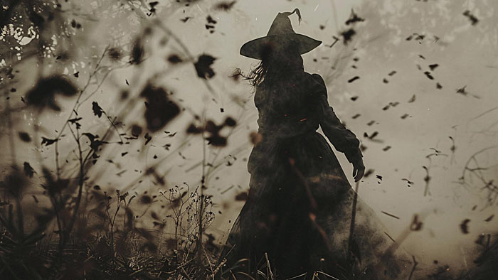 Hexen: 5 Dinge über sie, die es zu wissen lohnt Schattenumrisse einer Hexe. | © pixabay.com