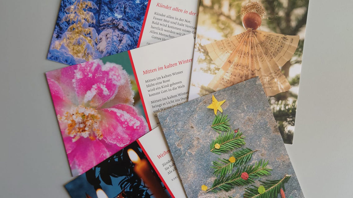 Weihnachtskarten des Eschbach Verlags. | © privat Weihnachtskarten des Eschbach Verlags. | © privat