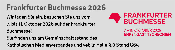 Frankfurter Buchmesse 2025 vom 7. bis 11. Oktober 2026 - Besuchen Sie uns in Halle 3.0 am Stand G65