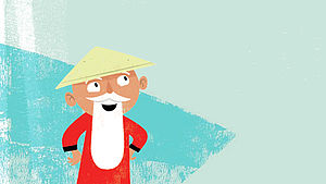 Der kleine Herr Lu Chi, illustriert von Gert Albrecht | © Verlag am Eschbach 2022