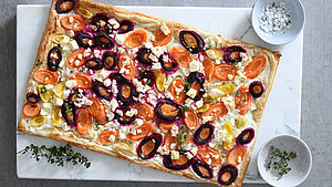 Angerichteter Möhrentarte | © Birgit Fazis