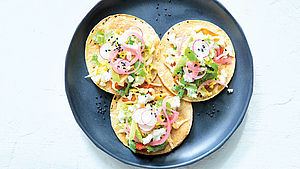 3 servierte Tacos | © Sandra Mahut
