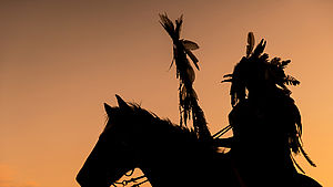 Häuptling im Sonnenuntergang | © TORWAISTUDIO, Shutterstock