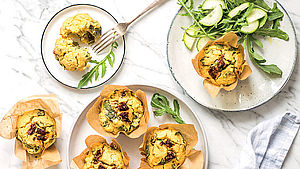 Muffins mit Bärlauch. | © Lynn Hoefer