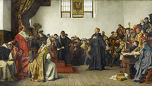 Anton Alexander von Werner, Luther vor dem Reichstag in Worms (Sammlung Staatsgalerie Stuttgart)