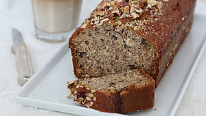 Angeschnittenes Bananenbrot | © Birgit Fazis