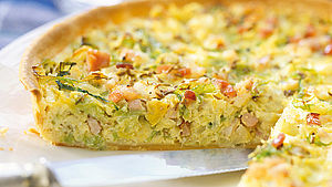 Angeschnittene Wirsing-Tarte | © Photocuisine