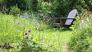 Stuhl im Grünen | © Christine Kuchem, shutterstock.com