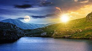 Tag und Nacht zur selben Zeit | © Mike Pellinni, shutterstock